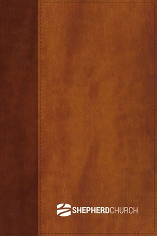 Niv, Giant Print Compact Bible, Leathersoft, Brown, Red Letter Edition, Comfort Print by Zondervan