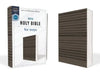 Niv, Holy Bible for Boys, Soft Touch Edition, Leathersoft, Gray, Comfort Print