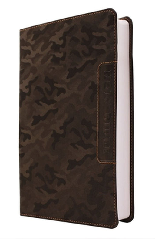 Niv, Boys' Bible, Leathersoft, Brown Camo, Comfort Print by Zondervan