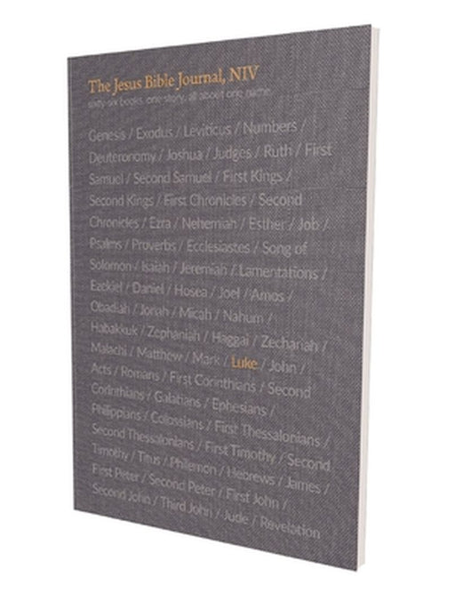 The Jesus Bible Journal, Luke, Niv, Paperback, Comfort Print by Passion