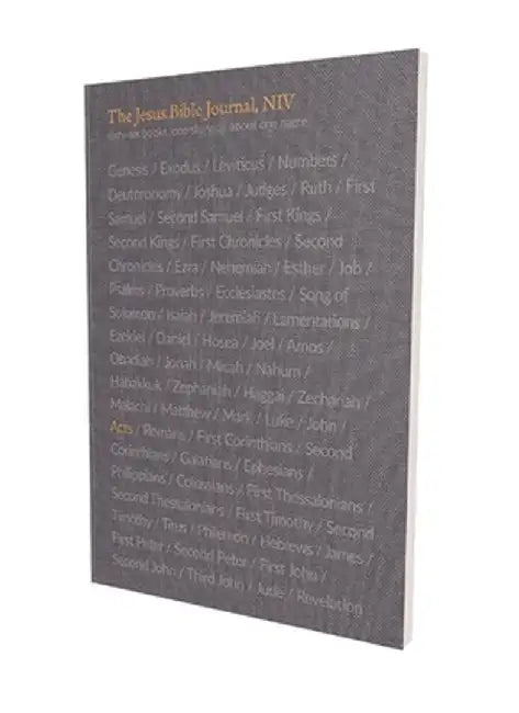 The Jesus Bible Journal, Acts, Niv, Paperback, Comfort Print by Passion