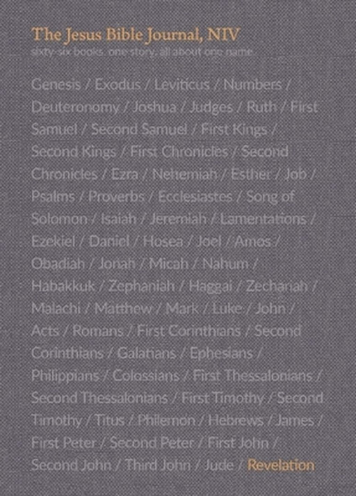 The Jesus Bible Journal, Revelation, Niv, Paperback, Comfort Print by Passion