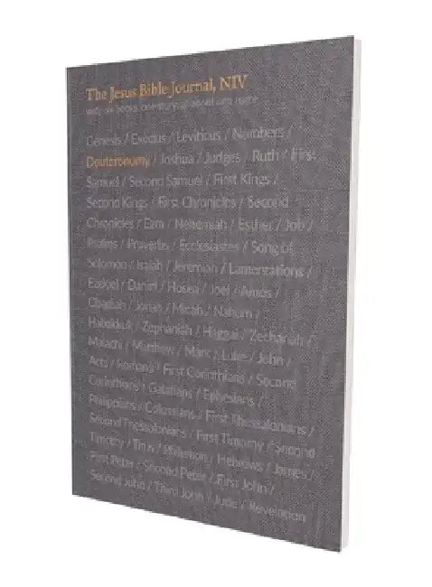 The Jesus Bible Journal, Deuteronomy, Niv, Paperback, Comfort Print by Passion Publishing