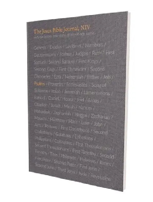 The Jesus Bible Journal, Psalms, Niv, Paperback, Comfort Print by Passion Publishing
