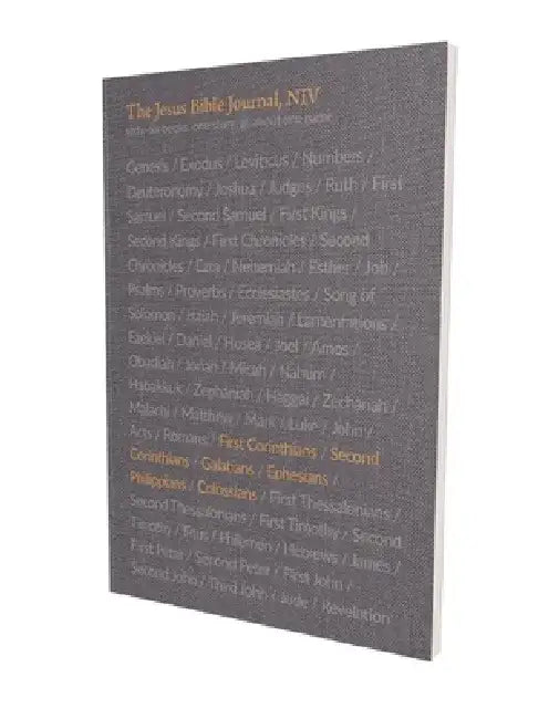 The Jesus Bible Journal, 1 Corinthians - Colossians, Niv, Paperback, Comfort Print by Passion Publishing