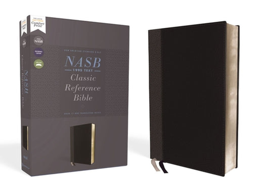 Nasb, Classic Reference Bible, Leathersoft, Black, Red Letter, 1995 Text, Comfort Print by Zondervan