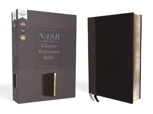 Nasb, Classic Reference Bible, Leathersoft, Black, Red Letter, 1995 Text, Comfort Print by Zondervan