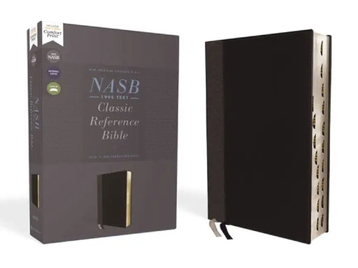 Nasb, Classic Reference Bible, Leathersoft, Black, Red Letter, 1995 Text, Thumb Indexed, Comfort Print by Zondervan