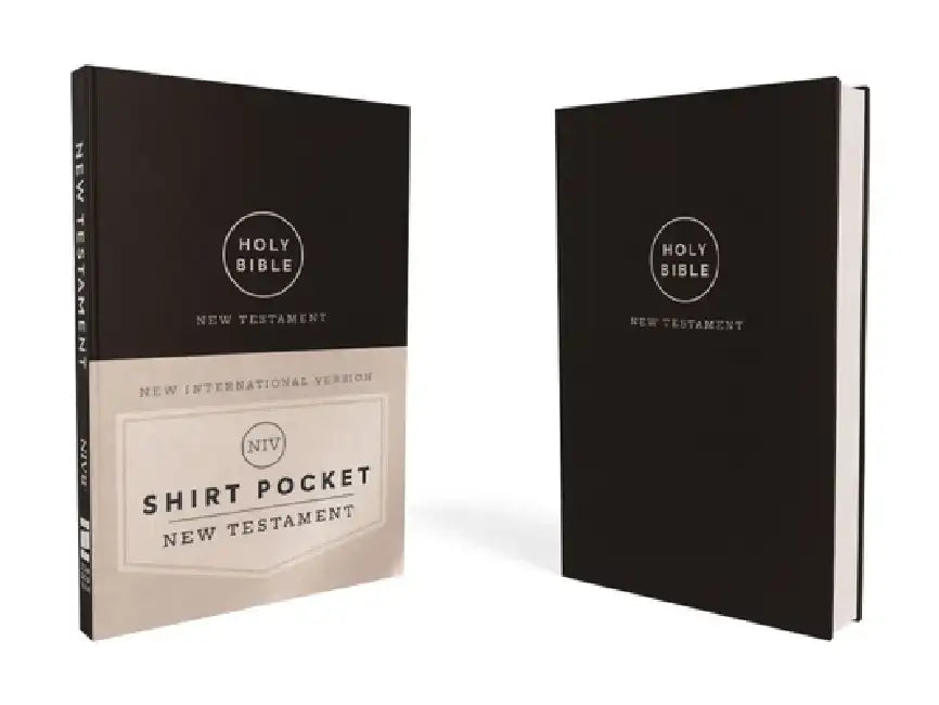 Niv, Shirt Pocket New Testament, Leathersoft, Black, Comfort Print by Zondervan