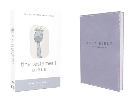 Niv, Tiny Testament Bible, New Testament, Leathersoft, Blue, Comfort Print by Zondervan