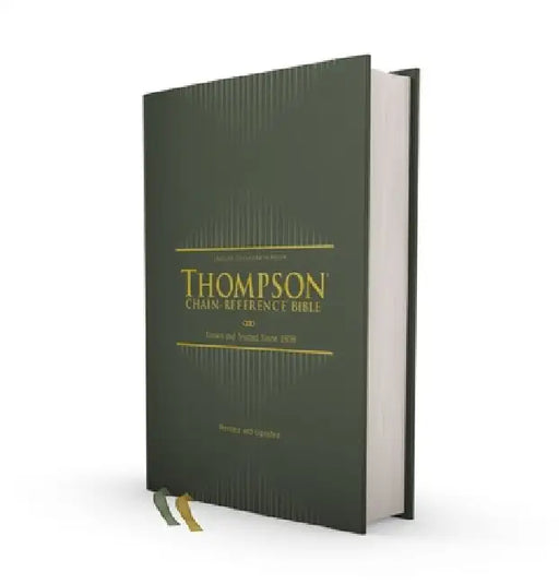 Esv, Thompson Chain-Reference Bible, Hardcover, Green, Red Letter by Frank Charles Thompson