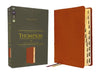 Esv, Thompson Chain-Reference Bible, Genuine Leather, Calfskin, Tan, Red Letter, Thumb Indexed by Frank Charles Thompson