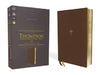 Nasb, Thompson Chain-Reference Bible, Leathersoft, Brown, 1995 Text, Red Letter, Comfort Print by Frank Charles Thompson