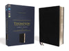 Niv, Thompson Chain-Reference Bible, Large Print, Bonded Leather, Black, Red Letter, Comfort Print by Frank Charles Thompson, Zondervan