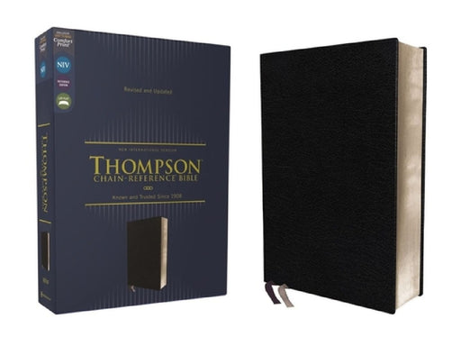 Niv, Thompson Chain-Reference Bible, European Bonded Leather, Black, Red Letter, Comfort Print by Frank Charles Thompson