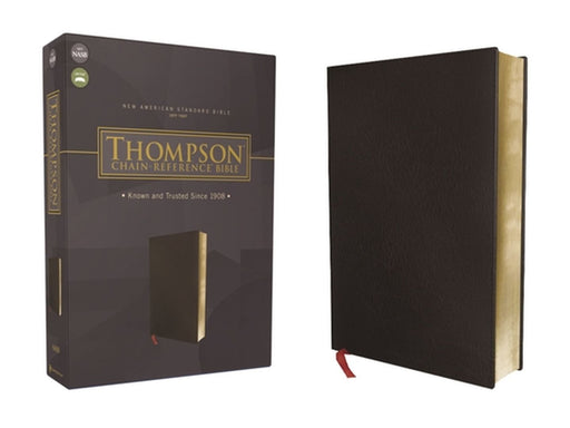 Nasb, Thompson Chain-Reference Bible, Bonded Leather, Black, Red Letter, 1977 Text by Frank Charles Thompson