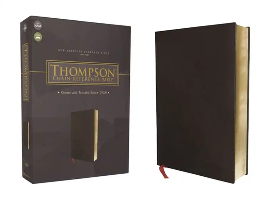 Nasb, Thompson Chain-Reference Bible, Bonded Leather, Black, Red Letter, 1977 Text by Frank Charles Thompson