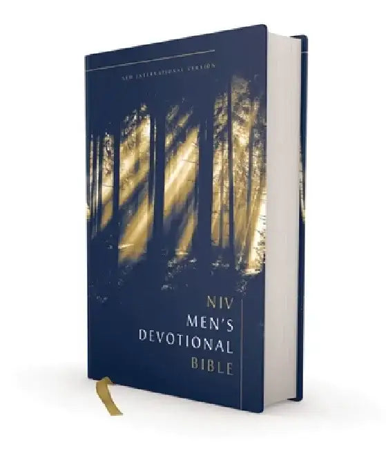 Niv, Men's Devotional Bible, Hardcover, Comfort Print by Zondervan