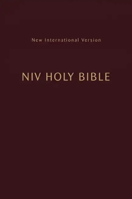 Niv, Holy Bible, Compact, Paperback, Burgundy, Comfort Print by Zondervan