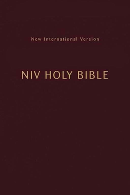 Niv, Holy Bible, Compact, Paperback, Burgundy, Comfort Print by Zondervan
