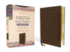 Nrsvue, Holy Bible with Apocrypha, Personal Size, Leathersoft, Brown, Comfort Print by Zondervan