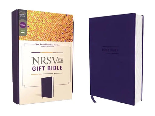 Nrsvue, Gift Bible, Leathersoft, Blue, Comfort Print by Zondervan