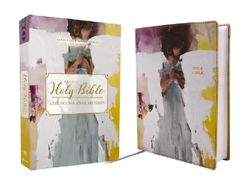 Nrsvue, Holy Bible, Anne Neilson Fine Art Series, Leathersoft, Multi-Purple, Comfort Print by Anne Neilson