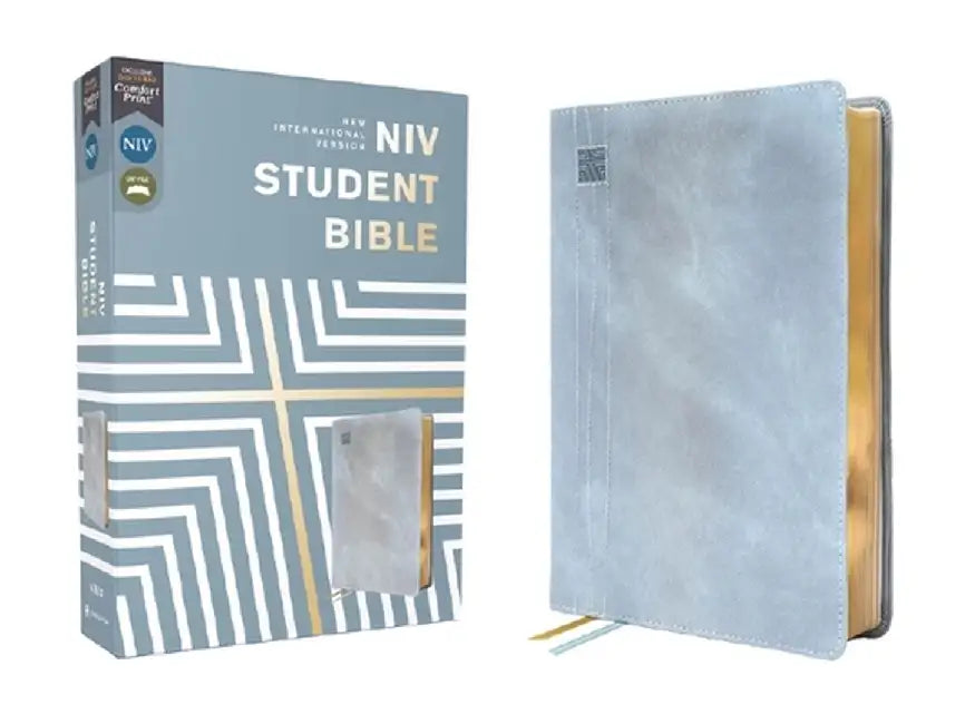 Niv, Student Bible, Leathersoft, Teal, Comfort Print by Philip Yancey