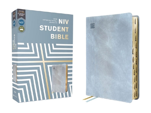 Niv, Student Bible, Leathersoft, Teal, Thumb Indexed, Comfort Print by Philip Yancey