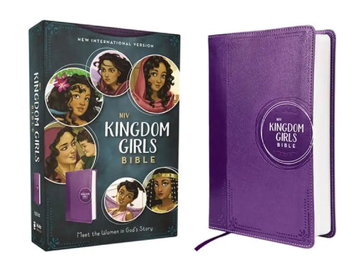 Niv, Kingdom Girls Bible, Full Color, Leathersoft, Purple, Comfort Print: Meet the Women in God's Story by Jean E. Syswerda
