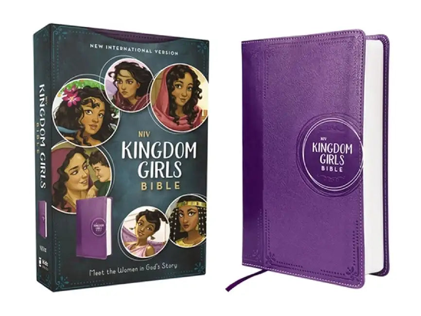 Niv, Kingdom Girls Bible, Full Color, Leathersoft, Purple, Comfort Print: Meet the Women in God's Story by Jean E. Syswerda