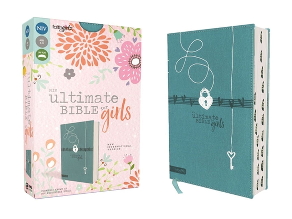 Niv, Ultimate Bible for Girls, Faithgirlz Edition, Leathersoft, Teal, Thumb Indexed Tabs by Nancy N. Rue