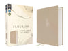 Flourish: The NIV Bible for Women, Cloth Over Board, Cream, Comfort Print by Livingstone Corporation