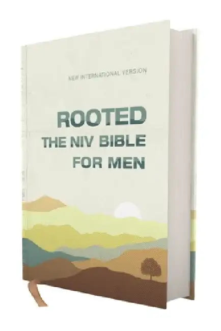 Rooted: The NIV Bible for Men, Hardcover, Cream, Comfort Print by Livingstone Corporation