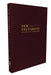 Niv, New Testament with Psalms and Proverbs, Pocket-Sized, Paperback, Burgundy, Comfort Print