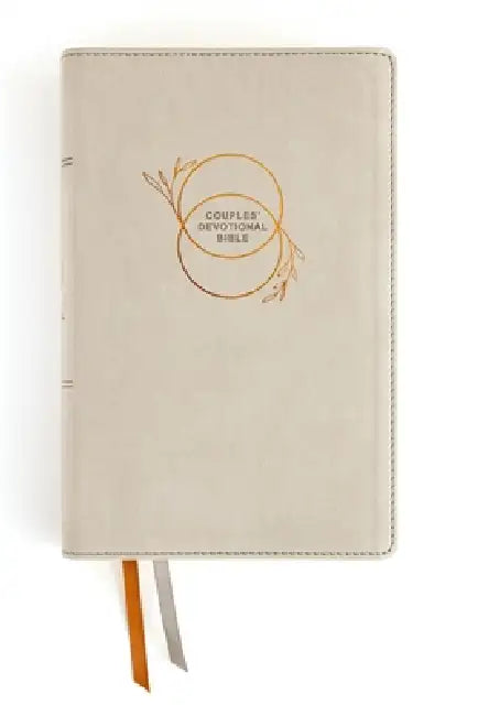 Niv, Couples' Devotional Bible, Leathersoft, Stone, Comfort Print: Growing Together in Christ by Christianity Today Intl