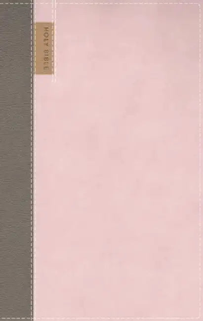 NIV Application Bible, Personal Size, Leathersoft, Pink/Gray, Red Letter, Thumb Indexed, Comfort Print: Bringing the Ancient Message of the Bible Into by Zondervan
