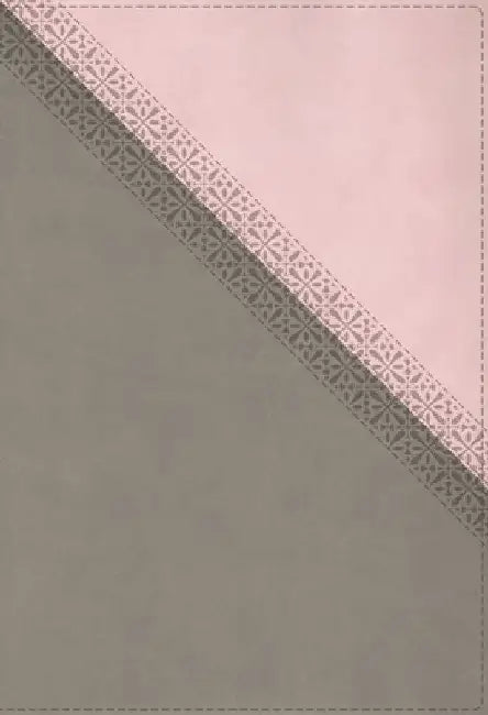 NIV Application Bible, Large Print, Leathersoft, Pink/Gray, Red Letter, Thumb Indexed, Comfort Print: Bringing the Ancient Message of the Bible Into Y by Zondervan