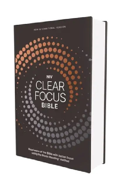 Niv, Clear Focus Bible, Hardcover, Charcoal/Copper: Read More of the Bible with Better Focus by Zondervan