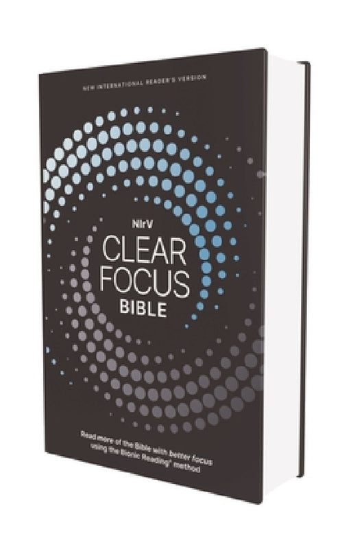 Nirv, Clear Focus Bible, Hardcover, Charcoal/Blue: Read More of the Bible with Better Focus by Zondervan