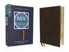 NIV Study Bible, Fully Revised Edition (Study Deeply. Believe Wholeheartedly.), Genuine Leather, Calfskin, Brown, Red Letter, Comfort Print by Kenneth L. Barker