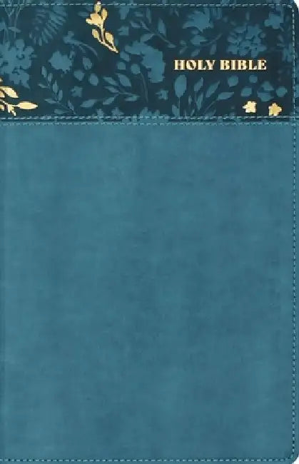Nasb, Personal Size Bible, Large Print, Leathersoft, Teal, Red Letter, 1995 Text, Thumb Indexed, Comfort Print by Zondervan
