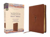 Nrsvue, Holy Bible, Compact, Leathersoft, Brown, Comfort Print by Zondervan