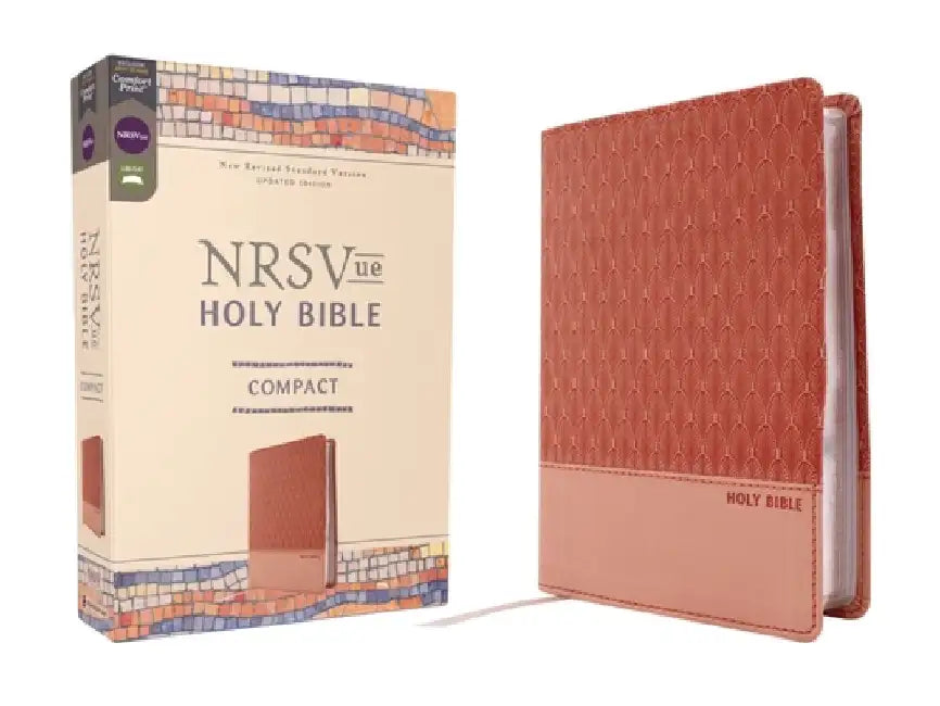 Nrsvue, Holy Bible, Compact, Leathersoft, Peach, Comfort Print by Zondervan