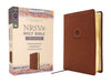 Nrsvue, Holy Bible with Apocrypha, Compact, Leathersoft, Brown, Comfort Print by Zondervan