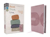 Niv, Read. Think. Live., Leathersoft, Pink, Comfort Print: 365-Day NIV Devotional Bible - Discover Your Part in God's Plan by Walk Thru the Bible