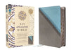 NIV Application Bible, Leathersoft, Teal/Grey, Red Letter, Thumb Indexed, Comfort Print: Bringing the Ancient Message of the Bible Into Your World by Zondervan
