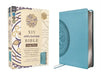 NIV Application Bible, Large Print, Leathersoft, Teal, Red Letter, Comfort Print: Bringing the Ancient Message of the Bible Into Your World by Zondervan