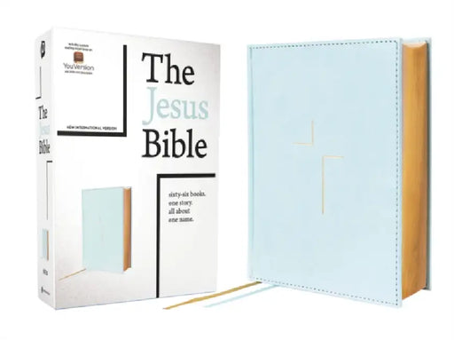 The Jesus Bible, NIV Edition, Leathersoft Over Board, Blue, Comfort Print by Passion Publishing, Louie Giglio