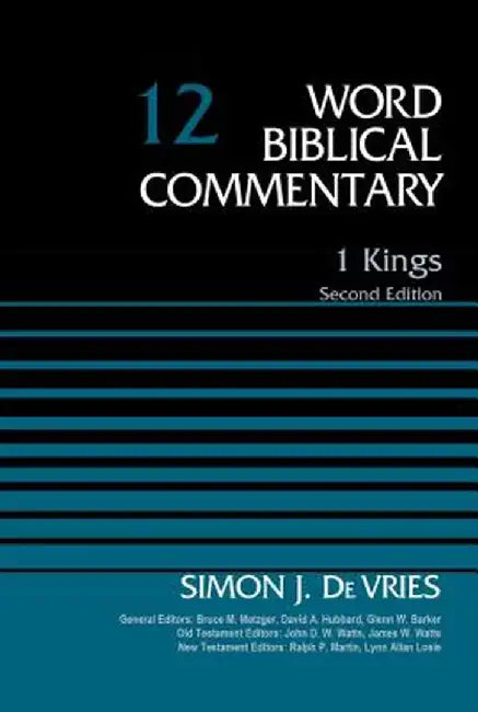 1 Kings, Volume 12: Second Edition by Simon DeVries